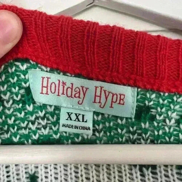 Ugly Holiday Hype Beerdolph Christmas Sweater - Adult XXL - Picture 8 of 9